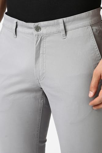Image of Van Heusen Men's Mid Rise Premium Cotton Slim Fit Casual Trouser Chinos