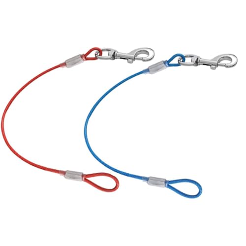 Mi Pupjoy 2 Packs Chew-Proof Dog Leash Extension,Tangle Free Short Lead Extender for Training...