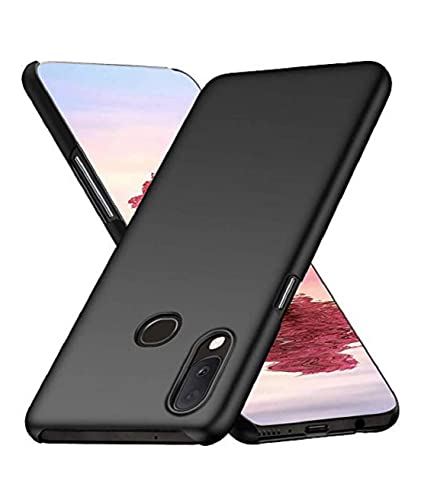 Image of Mobile Back Cover Case for Samsung Galaxy A10S, Sm-A107F /Ds, Sm-A107M (Silicone Case|CameraProtection|Black SC1510)
