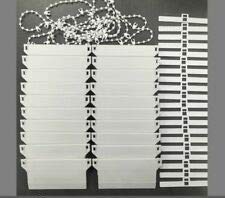 Replacement 89mm (3.5") Vertical Blind Bottom Weights/Chain/Hangers Repair KIT Spare Parts (90)