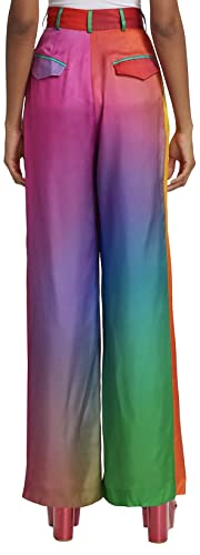 BruceGlen Women's Printed High Waist Wide Leg Pant3