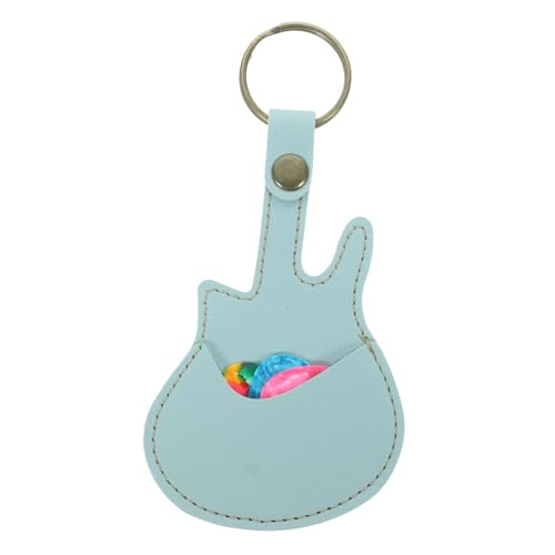 SEWACC ギターピック収納ケース 軽量素材 耐久性 携帯便利 ギターピック付き 収納ポーチ 紛失防止 演奏練習向け ランダムカ ランダムカラー