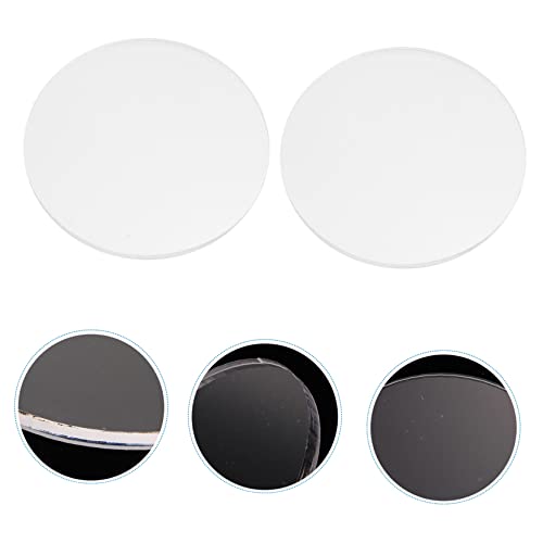 Corhad 8 Pcs Markers For Acrylic Craft Table Diy Picture Clear Flat Cm/Signs Crafting Frame Disc Base Art Panel Round Diameter Milestone Premium Thickness Cake Frames Projects Painting #TOP2