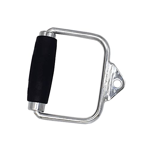 qibylift Barre de Traction en Forme de D avec poignée en D pour entraînement de Force avec poignées