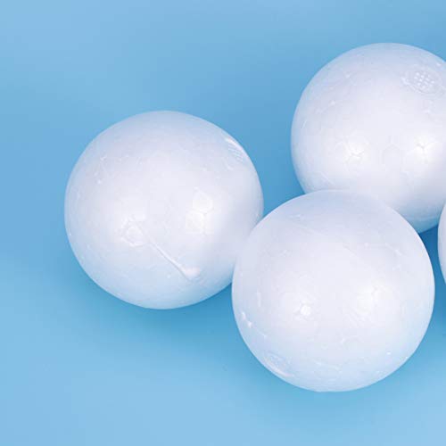 PartyKindom 50pcs Polystyrene Craft Balls Round Spheres Solid Wedding Decoration DIY Stuff for Party Crafts - Image 4