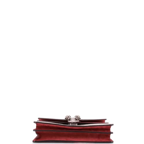 Pre-Loved Dionysus Bag Blooms Print GG Coated Canvas Small, Brown4