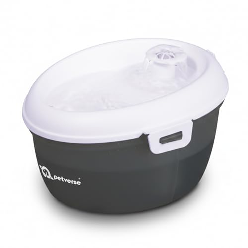 Image of Petverse Oral Care Pet Water Fountain 2L for Cats and Dogs, Electric Powered Water Dispenser, Cotton Filter System, Dishwasher Safe Design, Pet Hydration Fountain