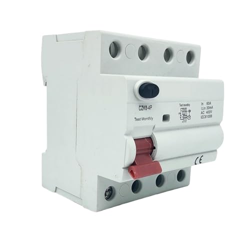 Interrupteur différentiel 3P+N 32A 30mA 400V pour tableau électrique triphasé