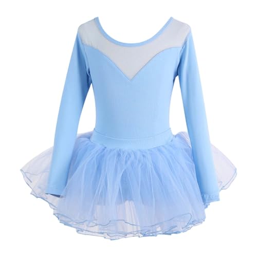 Generisch Vestidos de baile para niñas, ropa de manga corta, juego de disfraz para ballet, jazz, acolchado, edad de 1 a 14 años, niños pequeños, adolescentes, primavera, verano, ropa de ejercicio