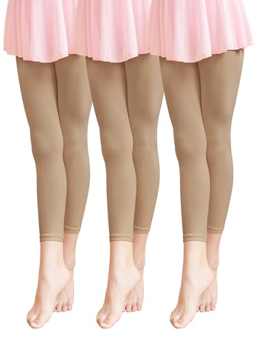 Daydance Girl's Women's Footless Tights for Dance, Balle, Gymnasics