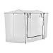 Produktbild blumfeldt High Grow Top 200 - Gewächshaus-Aufsatz, Foliendach, Hochbeet-Dach, 200 x 115 x 100 cm, Stahlrohr, witterungsbeständig, PVC, für High Grow Hochbeete, inkl. Schrauben, transparent