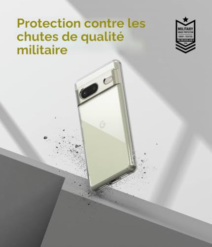 Coque Pixel 7 transparente rigide pour stopper l'usure de votre mobile