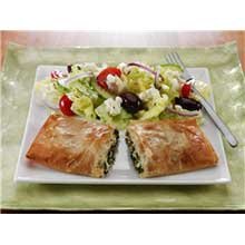 Grecian Delight Cheese and Spinach Pie, 15 Pound -- 3 per case.