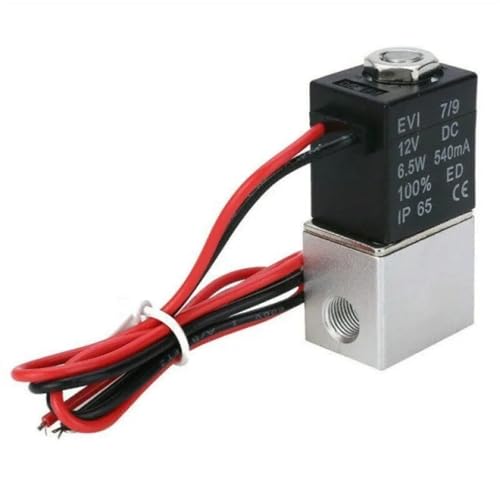 Électrovanne 1/8 24V de précision en aluminium durable normalement fermée