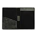 CestAntiQ Leather Junior Padfolio for Men Women Business Portfolio Folder Compact 5 x 8 Legal Pad Organizer with Pen Loop Professional Resume Interview Document Holder Padfolio (Green)