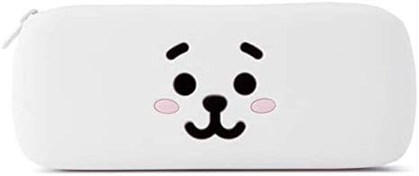 Amazon Co Jp Bt21 Rj キャラクター キュート シリコン ペンシルケース ポーチ バッグ 文房具 オーガナイザー ホワイト 文房具 オフィス用品