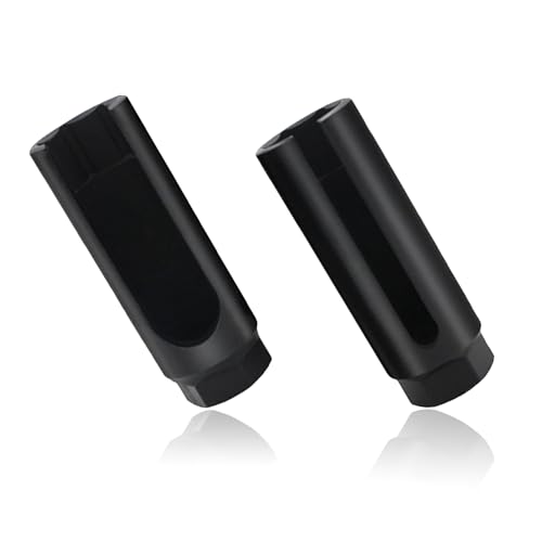 Sauerstoffsensor-Stecknuss 2 Tlg Lambdasonden Schlüssel Universal Auto Lambdasonde Werkzeug Sauerstoffsensor Entfernung Buchse Vierkantantrieb 7/8 22mm Ausschnitt 3/8