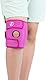 KARM Kniebandage Kinder - Knie Bandage Kinder für Mädchen & Jungen - Knieprobleme, Arthrose, Meniskus, Stabilisierung, Sport, Fussball - Kids Knee Support Brace (Einheitsgröße, Rosa)