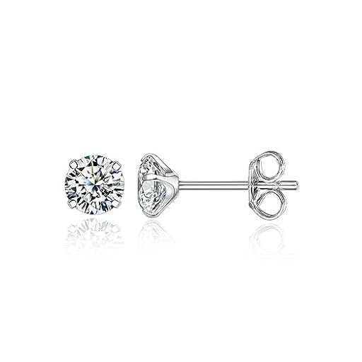limerencia Pares hipoalergénicos en titanio puro G23, Pendientes ligeros de circonita cúbica, joyería piercing para mujeres, niñas y adolescentes. (3mm, Butterfly Buckle) | Ya disponible en tu tienda friki favorita! En mundofriki.es!