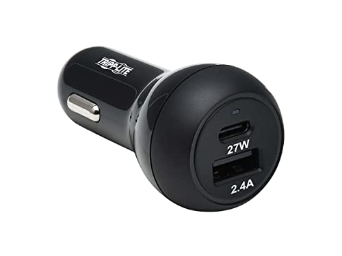 Chargeur de voiture USB 39W avec double port rapide USB-C PD 3.0 et USB-A