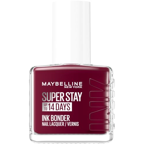 Maybelline New York - Vernis à Ongles Coloré Longue Tenue - Couleurs Intenses et Pigmentées - Renforce les Ongles Abîmés - Superstay Ink Bonder - Teinte :...