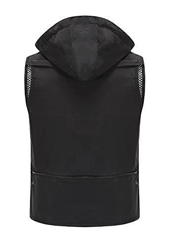 Hbufnha Casual Vest Outdoor Lightweight Vest Multi Pockets Sleeveless Jacket For Fishing Travel Safari Sports2