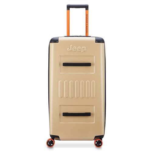 Jeep JH002B Hardside Expandable Luggage Trunk with Spinner Wheels, Warm