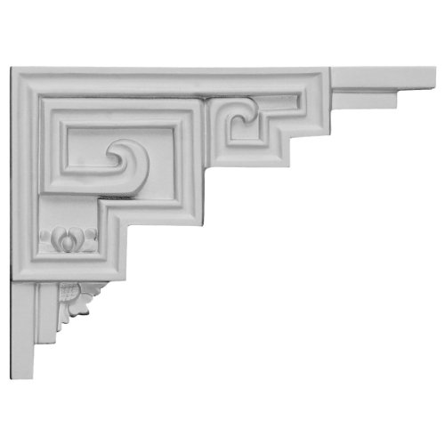 Ekena Millwork SB09X06ER-R Austin, Right Stair Brackets, 9"W x 6 1/2"H x 1/2"D, Primed