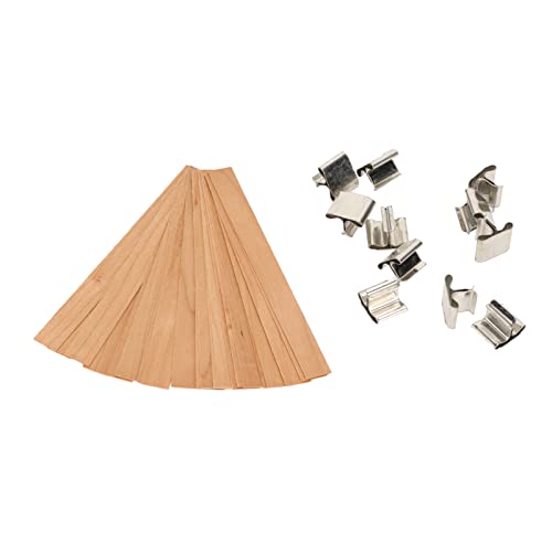 Juego de 33 mechas de madera para velas artesanales miniatura 2