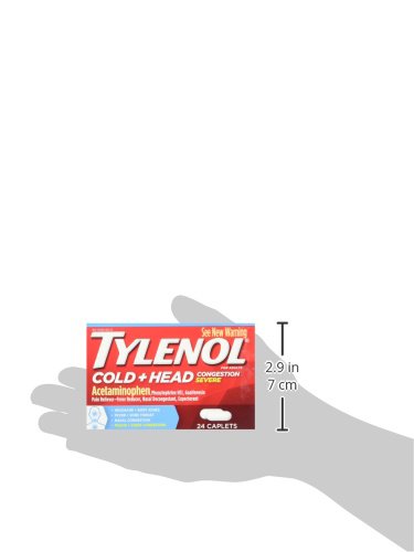 Tylenol I00000398 Cold + Head Congestion Severe Medicine Caplets thumb #10