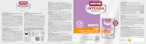 animonda INTEGRA PROTECT Katzenfutter nass Diabetes mit Pute (8 x 85g)