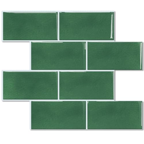 STICKGOO 10-Sheet Peel and Stick Subway Tile, Stick on Tiles Backsplash for Kitchen...
