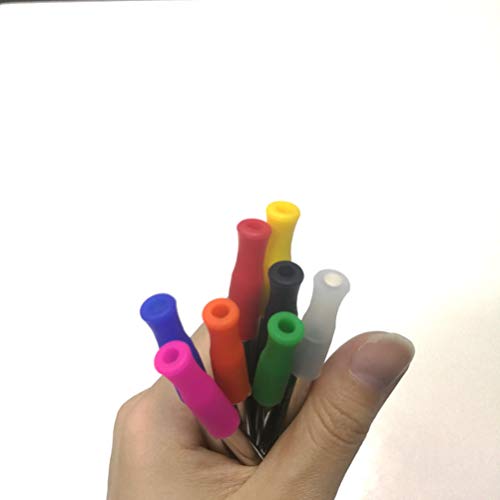 EXCEART 8 Stuks Siliconen Rietjes Tips Food Grade Herbruikbare Tip Cover Anti- Brandwonden Koude Rietjes Cover Bescherm… - Image 6