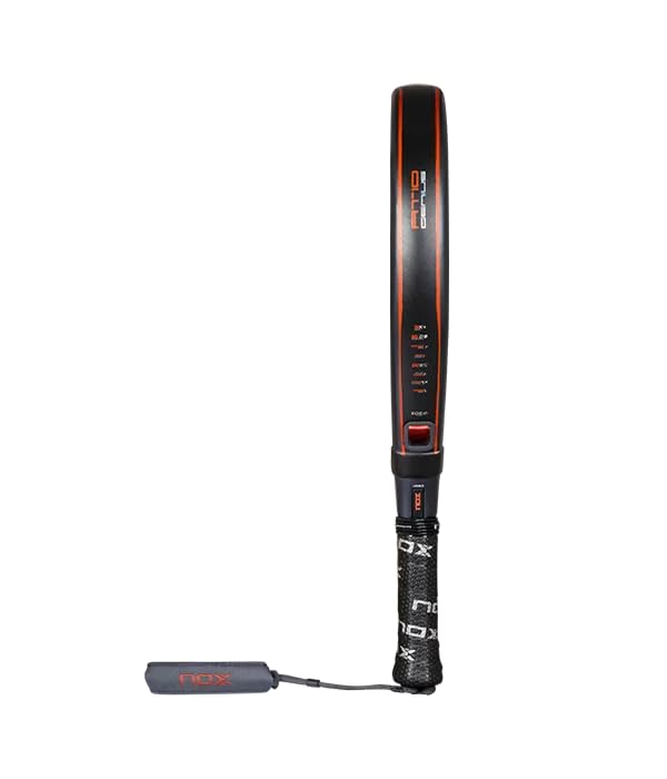 Image of Padel Racket AT10 Genius 18K Alum by Agustin Tapia 2025 | Luxury Teardrop Pala Padel | Enhanced EOS Flap & NOX Custom Grip Technology Dual Texture Spin Control Advanced paddle racket Elite Performance