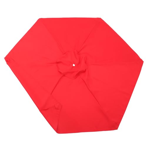 Toile pour parasol rouge Toddmomy pour ombrager vos repas de terrasse et événements de jardin