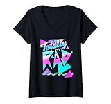 Photo Gallery donna totally rad 80s 80 s eighties 90s 90 s nineties maglietta con collo a v Photo Gallery donna totally rad 80s 80 s eighties 90s 90 s nineties maglietta con collo a v