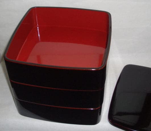 越前漆器■越前塗 三段重 重箱6.0 溜内朱■天然木・本漆■【新品】 楽天市場】重箱 3段 木製 漆塗り 溜内朱 6.5寸 日本製 越前漆器