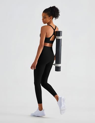 3 Pack Leggings for Women High Waisted No See-Through Tummy Control Soft Yoga Pants Womens Workout Athletic Running Leggings