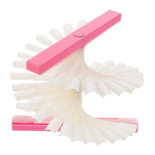 minkissy 48 de uñas para práctica de manicura. Cierres sello de dibujos animados remaches esmaltes de uñas tips de uñas consejos de visualización de uñas probador de esmalte de uñas