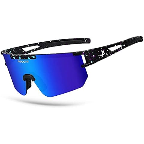 ZDATT Polarized Cycling Glasses Riding Baseball Sunglasses UV Protection Outdoor Cover