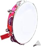 Dafli Musikinstrument – Hand-Tamburin, 25,4 cm Faser-Dapli-Percussion-Instrument