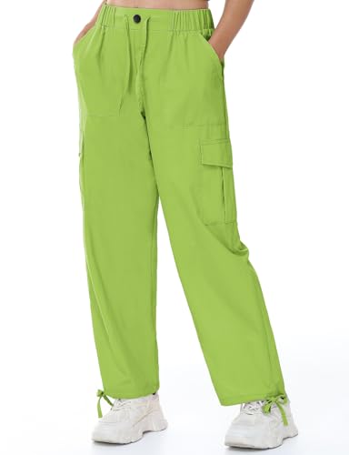 Womens Cargo Joggers Parachute Y2K Pants Lightweight...