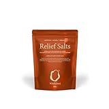 WholyMe Epsom Salt Bath Salts - Natural Bath Soak for Muscle and Joint Recovery - Made in The UK - Arnica, Frankincense and Eucalyptus Essential Oil - Great for Post Workout and Relaxation - 200g