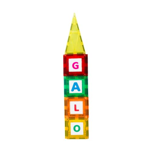 Blocos Magnéticos Magforma ABC 40 Peças Brinquedo magnético educativo