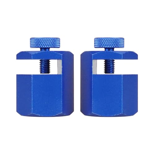 Aluminum C-Clamps, 2-Piece, Throat Depth, Blue