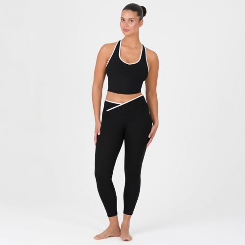 Image of YITTY Active Sports Bra Tank, Tank Top for Women with Built-in Bra, Racerback, Removable Cups, Low-Impact Yoga and Gym