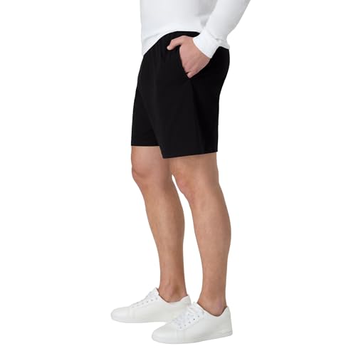 Image of Hanes Men's Shorts, Essentials Short with Pockets, Gym Shorts for Men, Men's Athletic Shorts, 7.5 inch