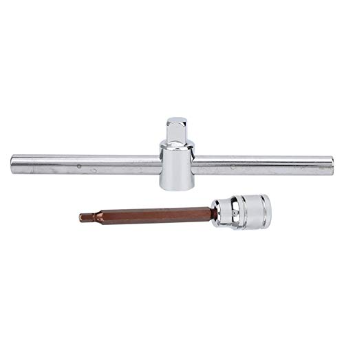 Topyond Inline Skating Roller Skate Removal Accessories - 15.5cm T-Shape Handle with 4mm Inner Hex Wrench