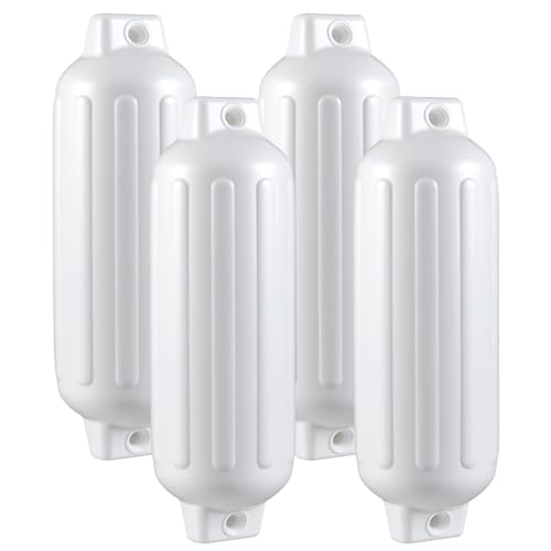 COSTWAY Bootsfender 4er Set, Fender Boot, 68,5x21,5cm, Langfender aufblasbar