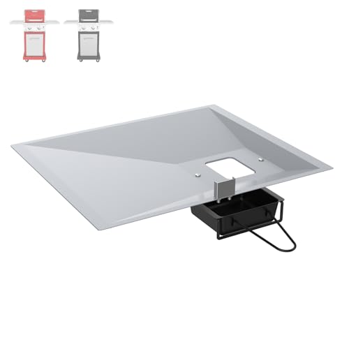 Image of Grease Tray with Catch Pan for Nexgrill 2-Burner Replacement Parts 720-0864R, 720-0864RA, Drip Pan for Nexgrill 2 Burner 720-0864RA Grease Tray Replacement
